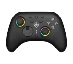 Deltaco GAM-198 čierna / Gamepad / RGB / Bluetooth 5.3 / bezdrôtový aj káblový / pre Nintendo Switch PC (GAM-198)