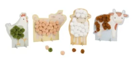 Little Dutch Kreatívna sada s brmbolcami Farma