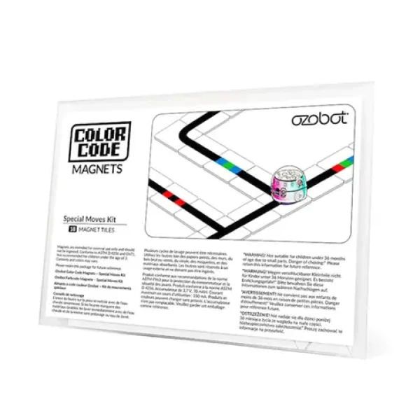 Ozobot Sada magnetov s farebnými kódmi pre špeciálne pohyby 18ks