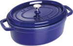 STAUB Oval Cocotte 40510-288-0 kastról s pokrievkou 29 cm modrá / 4.2 l (40510-288-0)