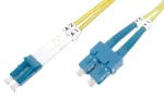 DIGITUS Fiber Optic Patch Cord, LC SC Singlemode 09/125 Duplex Length 2m