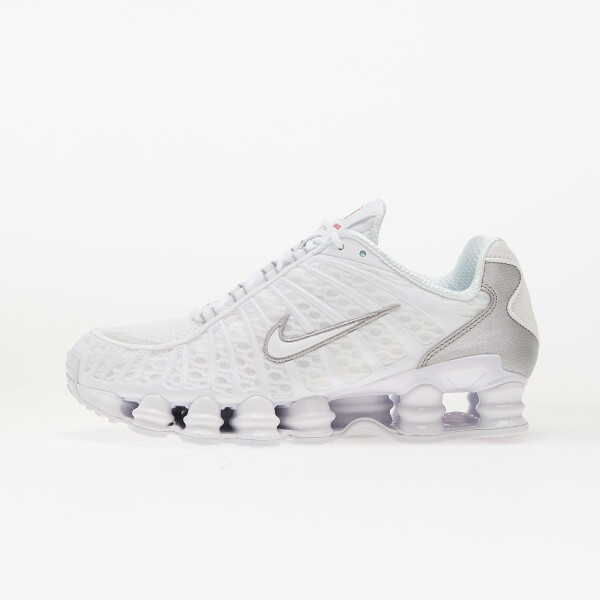 Tenisky Nike Shox TL White/ White-Metallic Silver-Max Orange EUR 44.5