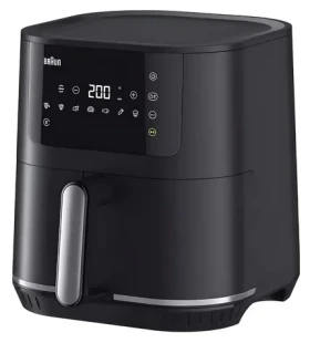 Braun Houshold MultiFry 5 HF 5034I čierna / Teplovzdušná fritéza / 6 l / 1700 W / dotykový LCD (0X12500022)