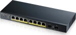 ZyXEL GS1900-10HP v2 / 10-Port Switch / 8x GbE RJ-45 / 2x GbE SFP / PoE 802.3at / QoS / VLAN (GS1900-10HP-EU0102F)