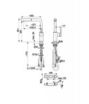 KFA KFA - Batéria drezová DUERO PURE BASIC výsuvná s filtráciou 6623-112-31