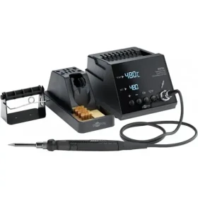 Goobay Digitálna spájkovacia stanica 70W / Spájkovacia stanica / 160-480 ° C / LCD displej / Rýchle nahriatie (78624)