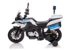 Mamido Detská elektrická motorka Polícia BMW biela