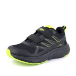 Detské outdoorové topánky na suchý zips Bugga SOLIS Black B00204-10 - 32