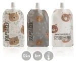 Vrecko Plniteľné vrecko na jedlo 3 ks / Vrecko na kŕmenie / znovu plniteľné / 125 ml (PK-3KS)