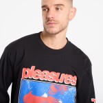 Tričko PLEASURES Embrace Long Sleeve Pigment Black XL