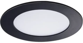Kanlux ROUNDA V2LED6W-WW-B čierna / LED downlight / 6W / 270lm / 3000K (33562)