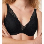 Dámska čipkovaná podprsenka Body Make-Up Illusion WP - Triumph černá (0004) 090D