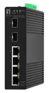 LevelOne IGS-2106 Hilbert / Priemyselný switch / 4X GE / 2x SFP / Managed L2 / IP30 / DIN lišta (IGS-2106)