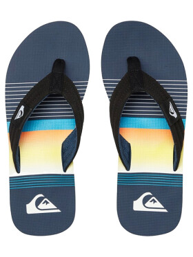 Quiksilver MOLOKAI LAYBACK BLACK/BLUE/BLACK plážovky - 40EUR