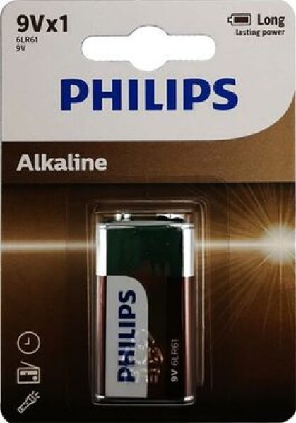 Philips batéria 9V Entry Alkaline - 1ks (4895229108028)