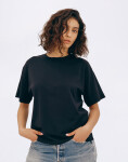 Organic Basics True Boxy Tee Black S