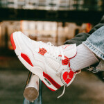 Tenisky Air Jordan 4 Retro "Love Letter" W Pale Ivory/ Sierra Red-Tough Red EUR 39