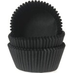 Čierne košíčky na cupcake 1000ks 50x33mm - House of Marie - House of Marie