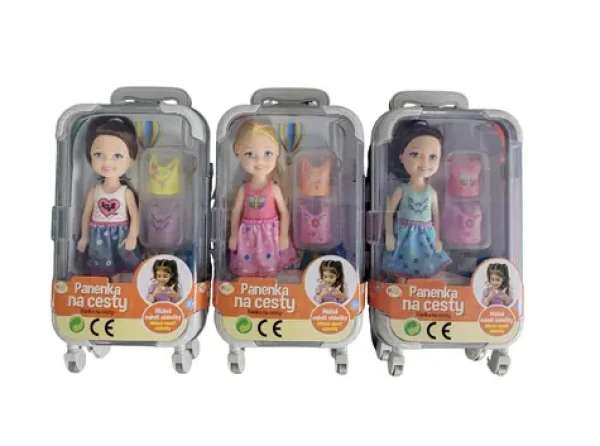 PLEJO Bábika cestovateľka