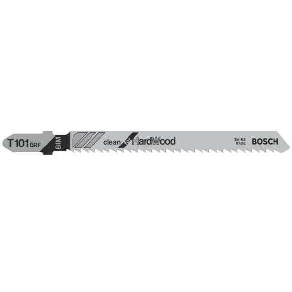 Bosch Accessories 2608636227 Pílový list do priamočiarej píly T 101 BRF Clean na tvrdé drevo, 3 ks 3 ks; 2608636227