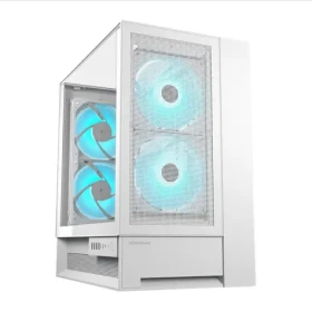 COUGAR OmnyX biela / PC skriňa / Midi Tower / Mesh / ARGB / ATX / micro-ATX / mini-ITX (CGR-2WA3W-RGB)