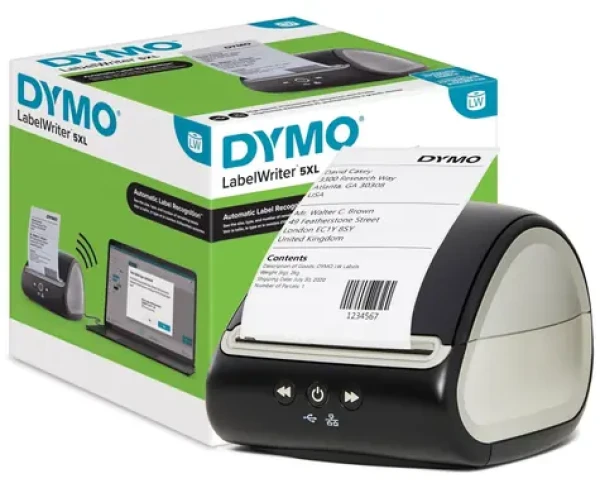 Dymo LabelWriter 5XL / Tlačiareň samolepiacich štítkov / USB / Ethernet / až 53 štítkov / min (2112725)