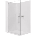 CERANO - Sprchová zástena Walk-in Onyx L-ľavá vzpera - 10 mm - chróm, transparentné sklo - 120x200 CER-8050BD74443