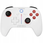 Rampage Hydra biela / bezdrôtový gamepad / pre PC Switch smartfón / vibrácie / Bluetooth / USB-C (HYDRA-WHITE)