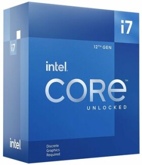 Intel Core i7-12700KF @ 3.6GHz / TB 5.0GHz / 12C20T / L2 12MB / Bez VGA / 1700 / Alder Lake / 190W (BX8071512700KF)