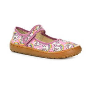 Froddo Canvas Balletty G1700447-3 White/Pink barefoot balerínky 32 EUR