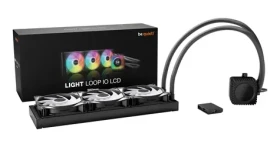 Be quiet! Light Loop IO LCD 360mm čierna / Vodné chladenie CPU / 3x120mm ventilátor / IPS displej 2,1 "/ RGB LED (BW032)