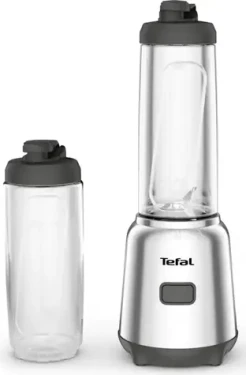 TEFAL MixMove BL15FD strieborná / Smoothie mixér / 300 W / 2x plastová nádoba (600 ml) (BL15FD)