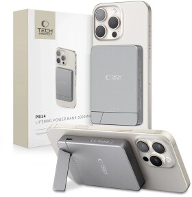 Tech-Protect TECH-PROTECT PB14 LIFEMAG MAGSAFE POWER BANK 5000MAH SPACE GREY