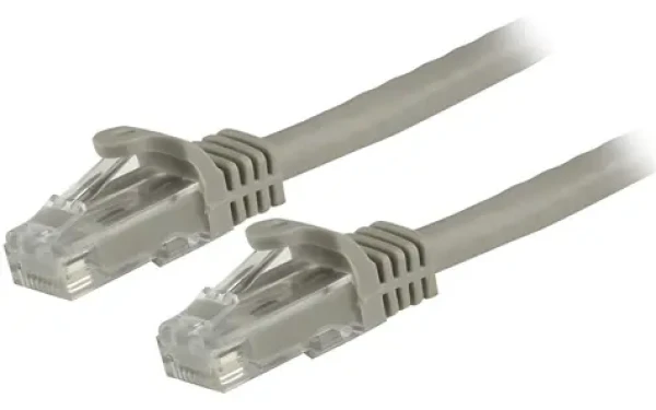 StarTech CAT6 šedá / Sieťový kábel UTP / 1,5 m / Snagless / PoE (N6PATC150CMGR)