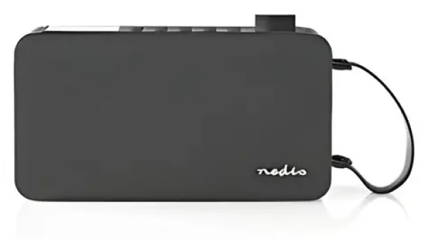 Nedis Digitálne rádio DAB+ čierna / Rádio / FM / Bluetooth / 12 W (RDDB4300BK)