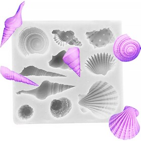 Silikónová forma More – mušľa 3 × 3 cm - Cakesicq - Cakesicq