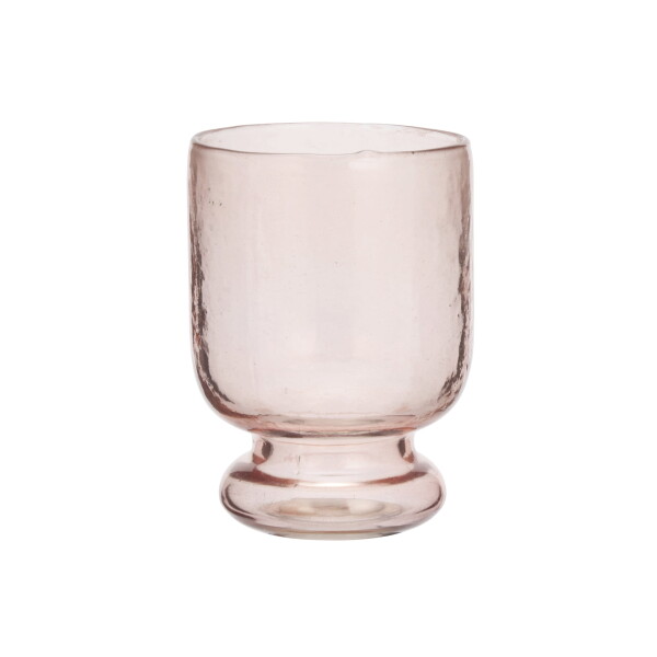 MADAM STOLTZ Pohár Hammered Light Peach 200 ml