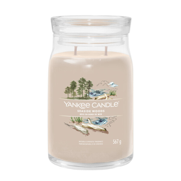 Yankee Candle Signature Seaside Woods veľký pohár 567g / doba horenia až: 90h (5038581128917)