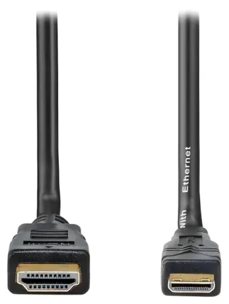 Nedis HDMI - mini HDMI kábel čierna 3 m / Kábel HDMI/mini HDMI / 4K 30 Hz / Ethernet / pozlátené konektory / bulk (CVGL34500BK30)