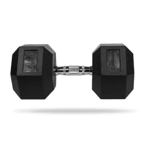 Hexagonálna jednoručka - GymBeam (čierna) (53680-14-7kg)