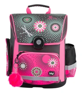 BAAGL Školská aktovka Kvety / 18 l / vhodná pre 1.-2. triedu (A-7695)