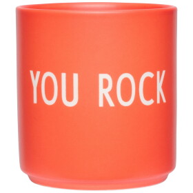 DESIGN LETTERS Porcelánový hrnček Orange You Rock 300 ml