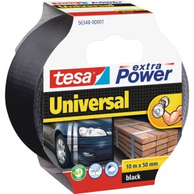 Tesa UNIVERSAL 56348-00001-05 páska so skleným vláknom tesa® Extra Power čierna (d x š) 10 m x 50 mm 1 ks; 56348-00001-05