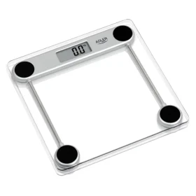 Adler AD 8121 / Osobná váha / maximálne 150 kg / LCD / temperované sklo / 1x CR2032 (AD 8121)