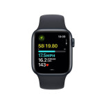 Apple Apple Watch SE (2023) GPS 40mm športový silikónový remienok temne atramentový M/L