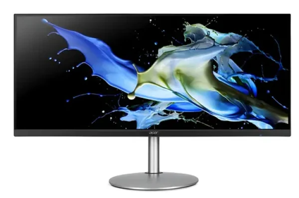 34" Acer CB342CU strieborná / Monitor / IPS / UWQHD 3440×1440 / 75Hz / 1ms / HDMI+DP+USB-C / AMD FreeSync (UM.CB2EE.016)