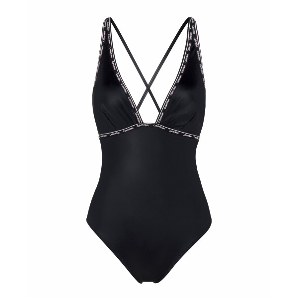 Dámske jednodielne plavky KW0KW02075-BEH - Calvin Klein S