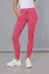 Ružové teplákové nohavice (CK01-58) odstíny růžové M (38)