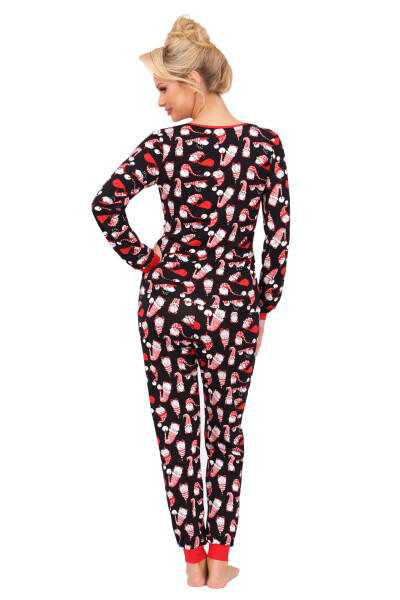 Pyžamo Santi Long Black - Donna 40