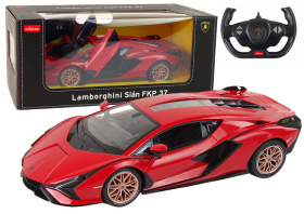 RASTAR Auto R/C Lamborghini Sian FKP 37 Rastar 1:14 červená na diaľkovom ovládači
